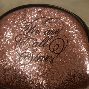 Marilyn Monroe Pink Glitter Cosmetic Bag